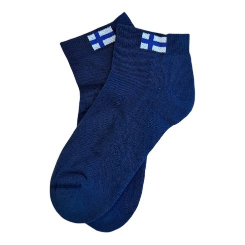Finnish flag socks, terry sole