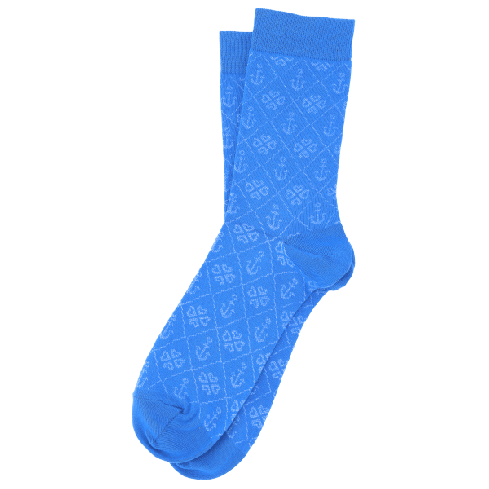 Erksinised sokid etno mustriga Kihnu troi