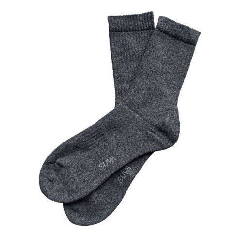 Käytetystä puuvillasta valmistetut miesten sukat froteepohjalla