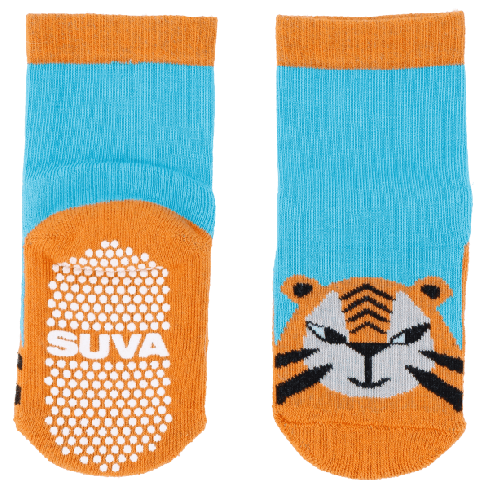 Liukumattomat lasten sukat Tiikeri