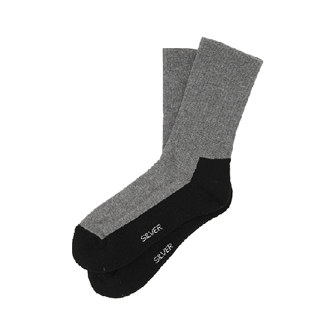 SUVA SILVER urheilusukat hopealangalla froteepohjalla