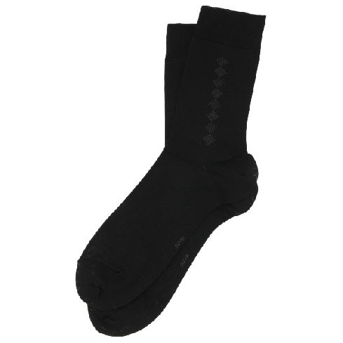 Mercerized cotton men's business socks