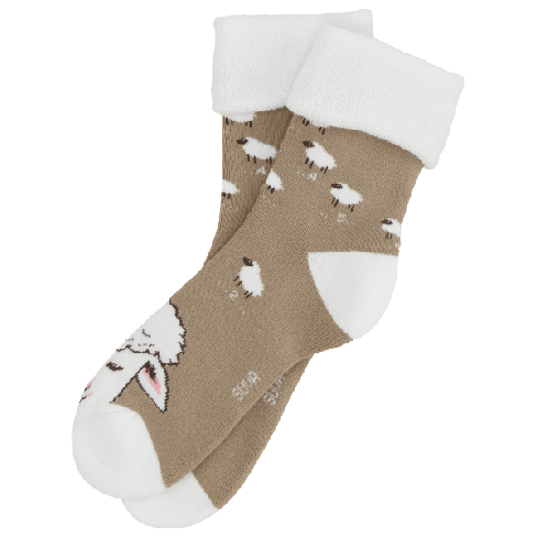 Puuvillaiset täysfroteesukat - Lammas