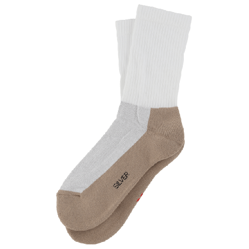 SUVA SILVER urheilusukat hopealangalla froteepohjalla