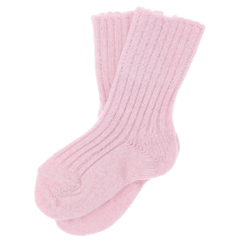 Angoora villased roosad sokid tüdrukutele