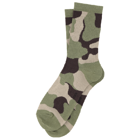 SUVA SILVER miesten urheilusukat hopealangalla, maastokuviolla