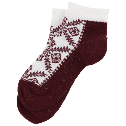 ETNO madalad puuvillased sokid Seto mustriga