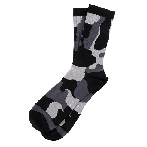 SUVA SILVER miesten urheilusukat hopealangalla, maastokuviolla