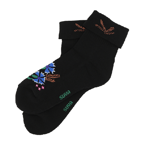 ETNO puuvillaiset naisten sukat froteepohjalla - Ruiskaunokit