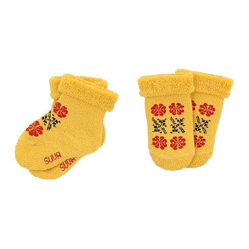 ETNO kuviolliset vauvasukat ja hanskat