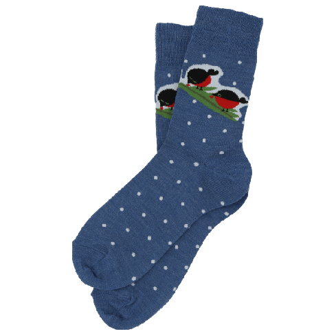 Merinovillaiset naisten sukat - Punarinta