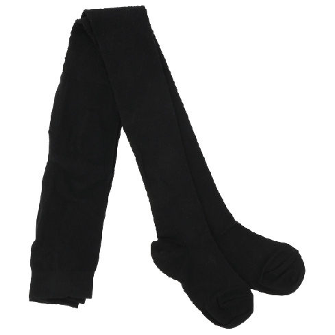 Puuvillaiset sukkahousut tytöille OP musterilla, musta