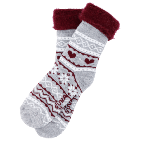 Lämpimät naisten sukat Sydämet