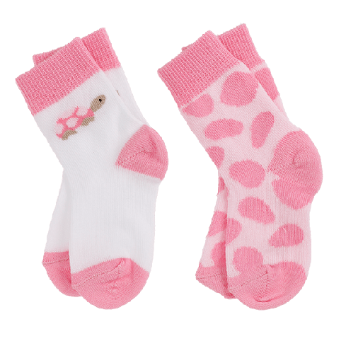 Vauvasukat SUVA kilpikonna ja ruudullinen, 2 paria