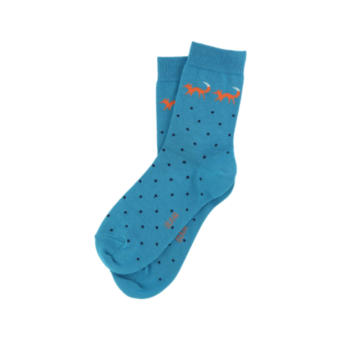 Täplikkäät puuvillaiset naisten sukat Ketut