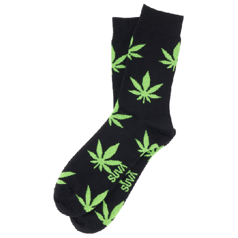 Socks Cannabis leaves
