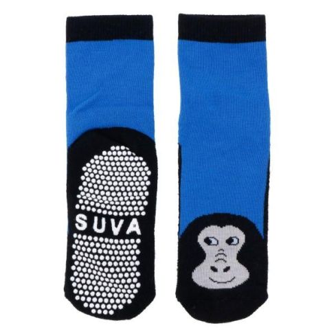 Lastensukat liukumattomat Gorilla, froteepohja, sininen