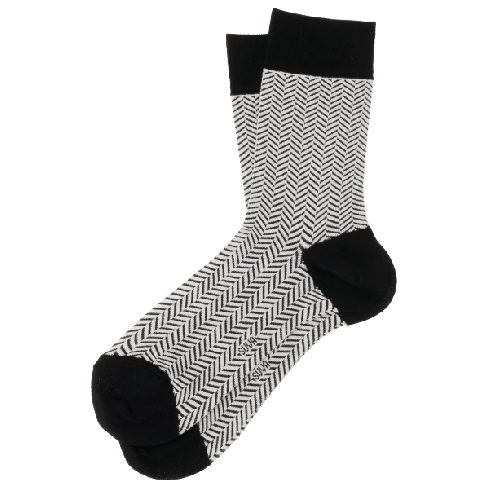 Miesten sukat Siksak-kuvio