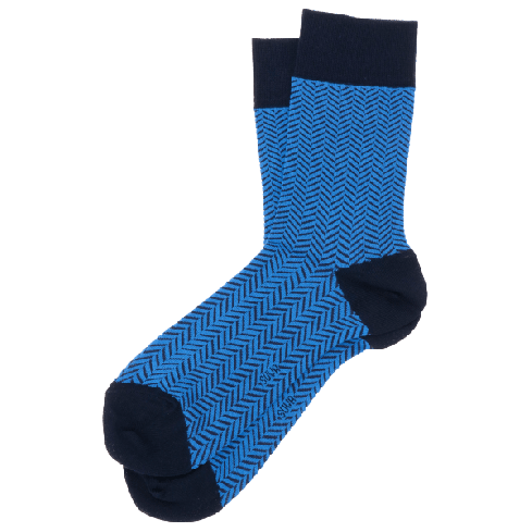 Miesten sukat Siksak-kuvio