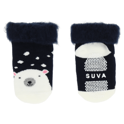 Lasten kotisukat stoppereilla - Jääkarhu