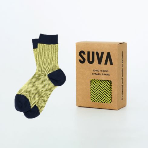 Sokid Sakid karbis, 2 paari, kollane