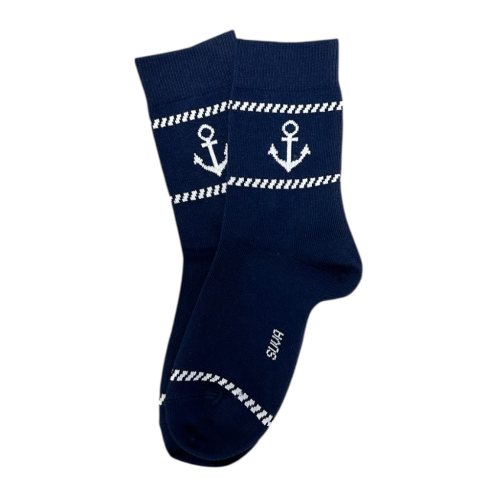 Laste sokid mereteemalised ankrutega