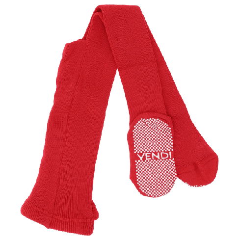 Puuvillased sukkpüksid piduritega, punased