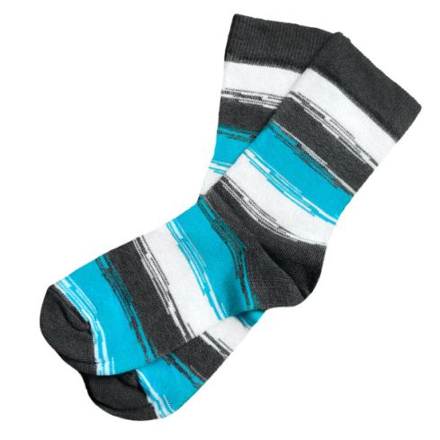 Childrens socks with stripes