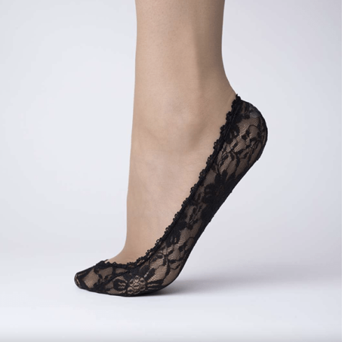 Lace footsies for women 2-pack