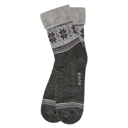 hallid kraasitud sokid ornamendiga pööratud servaga, ornament kaheksakannad eesti etno disain