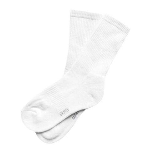 Valkoiset urheilusukat SUVA Active froteepohjalla