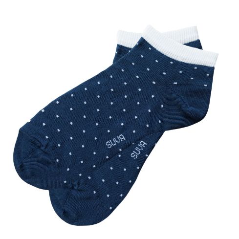 madalad naiste sokid valgete täppidega