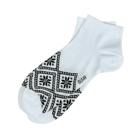 ETNO naiste sokid Setomaa Obinitsa mustriga