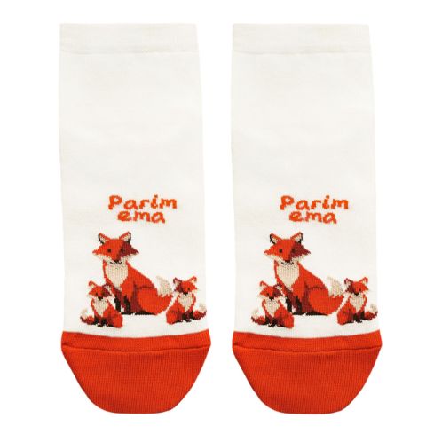 valged sokid parim ema tekstiga ja rebasega