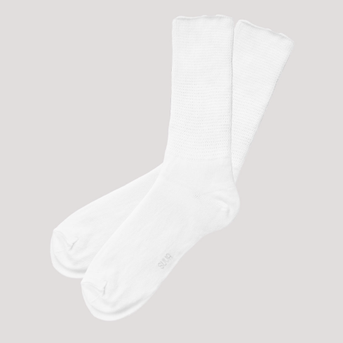 Pehme äärega puuvillased sokid diabeetikutele