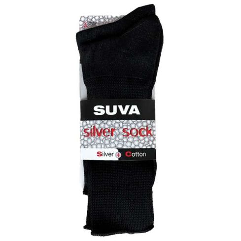 SUPERHIND! Sokid hõbeniidiga ja pehme kummiga 2-pakk