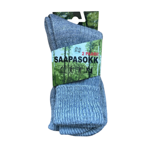 Puuvillased Saapasokid froteetallaga 2 paari